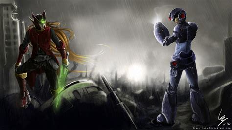 megaman wallpaper two monitor.